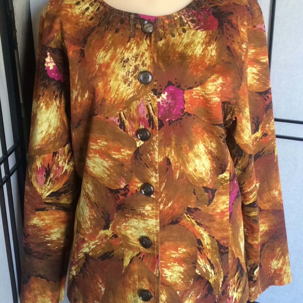 Chico’s Lightweight Button Down Blazer - image 1